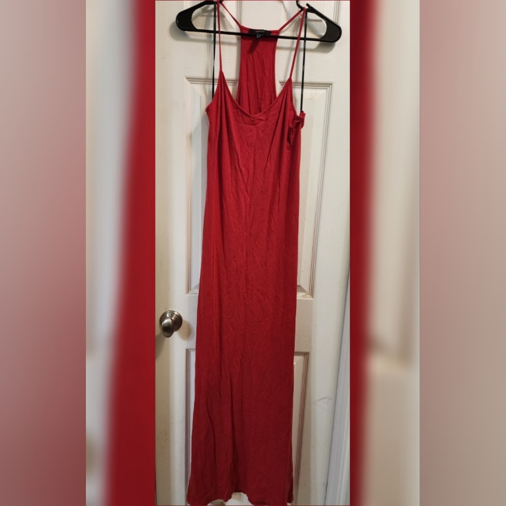 NWOT Forever 21 Red Casual Maxi Dress